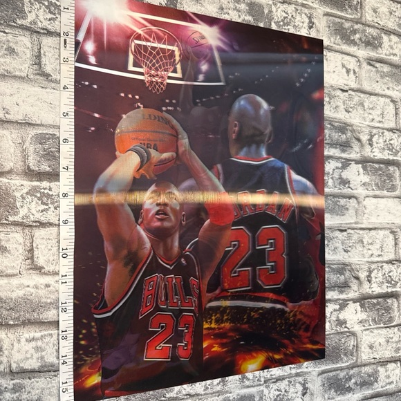 Basketball Legend Poster with Red and Black Accents - Picture 3 of 6